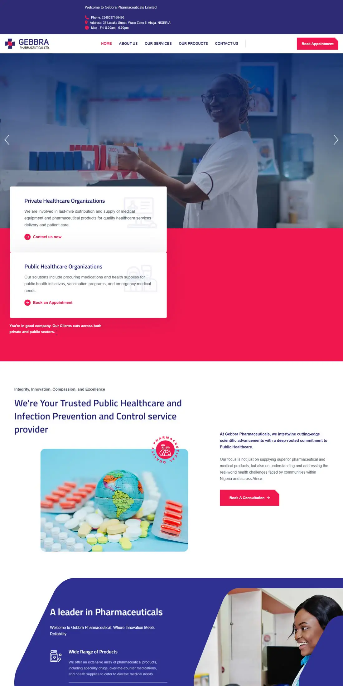 gebbrapharma.com website by Blueinc Technologies