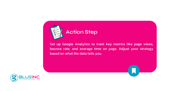 How to write a goof blog post that ranks on Google - Set up Google Analytics to track key metrics like page views, bounce rate, and average time on page. Adjust your strategy based on what the data tells you.