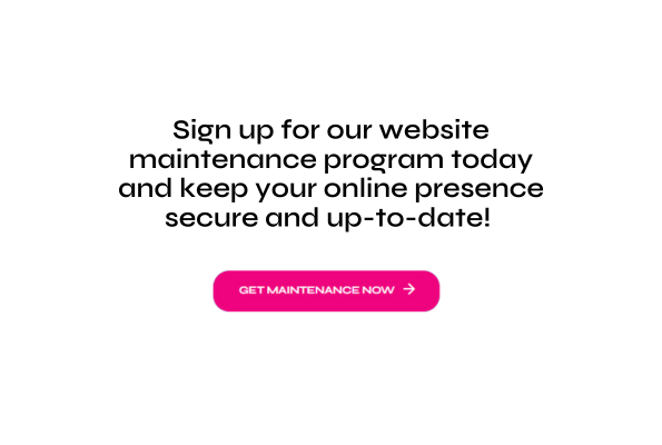 Sign up for our website maintenance program today and keep your online presence secure and up-to-date! This is Blueinc Technologies website maintenance service and security support.